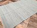 Produktbild Gorgeous natur türkis Zig Zag Design Weiche indischen Teppich 120 cm x 180 cm
