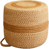 NatureLine Jute PUF Living Room Pouf Pouf Makeup Table and Bedroom Bathroom Puff Terrace Patio and Balcony Compatible Wicker Decorative