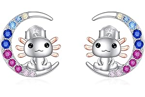 YFN Flower Earrings Sterling Silver Sunflower/Lotus Stud Earrings Jewellery Gifts for Women Girls