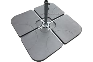 Classic Garden Shop® SET OF FOUR WEIGHTS - PARASOL BASE STAND WEIGHTS FOR BANANA HANGING AND CANTILEVER UMBRELLA PARASOLS