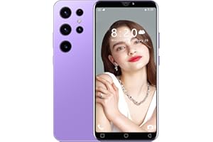 JoyHandy-J24Ultra Cheap Smartphone, 5.0'' Dual SIM Dual Camera, 16GB ROM 128GB Extension, Android 9.0, Face ID/WiFi/GPS 3G Mobile Phones (Purple)