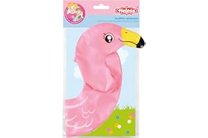 Heless 990 Anneau de Natation pour poupées, Flamingo Ella, Taille 35–45 cm