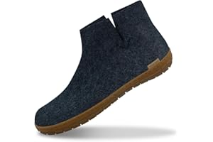 glerups dk Modell GR Unisex - Erwachsene Filz-Stiefel,Huettenschuhe,Gummisohle