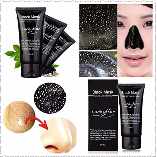 Schwarzen Maske, LuckyFine Mitesser Entferner Peel Off Maske Mitesser Maske Reinigungsmaske Akne Maske + 1 pcs Maske Werkzeug - 4