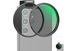 NEEWER Filtro CPL per Telefono, Filtro Polarizzatore per Obiettivo Fotocamera 67 mm, Clip Telefono Compatibile con iPhone 15 Pro Max 14 Pro Max 13 Pro Max 13 Mini 12 11 X XS Max Samsung Galaxy, FL-27