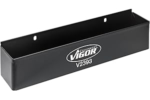 ViGOR V2393 Porte-boîtes, convient aux servantes d'atelier Series M, L, XL, XD (sauf V4481-X), pour 5 boîtes, 430 x 90 mm'.