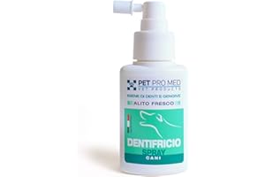 VIROSAC Dentifricio Spray - Ideale per l'igiene di denti e gengive del cane - 1 flacone da 50 ml