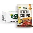 Eat Real, Lentil Chips, Chilli & Lemon, 10 X 95g, Gluten-Free Crisps Multipack, Vegan-Friendly, Healthy Snacks, 30% Less Fat