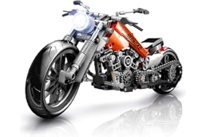 HOGOKIDS STEM Tech - Set di blocchi da costruzione per moto, 436 pezzi, da collezione, kit di mattoni, regalo di compleanno per adulti, bambini, ragazzi dai 6 ai 7 ai 9 ai 10 anni