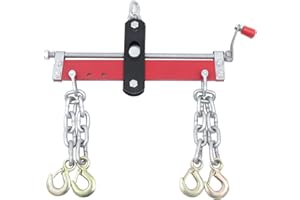 FROPIJ Werkstattkran Positionierer, 900KG Motorbrücke Balancierer Motorkran Hebekran 28.5 cm Kettenlänge, Motorheber Traverse Kran Werkstatt Motorträger für Motor, Getriebe & Werkstattausrüstung