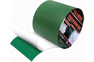 Y.A. LOTUS Cinta de lona para lona de 5 m x 10 cm, profesional, multiusos, cinta de reparación para lona de camión, toldo, tienda de campaña, (PVC verde)