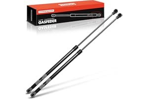 Frankberg 2x Resorte de gas Maletero Longitud 500mm 340N Compatible con Leon 1P1 Todos los Motores Hatchback 2005/05-2012/12 Sustituir# 1P0827550 1P0827550A