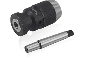 GETLITOOL Portabrocas de Acción Rápida MK2-B16 Portabrocas Sin Llave de Liberación Rápida 1-16 mm para Taladros de Columna, Fresadoras y Tornos