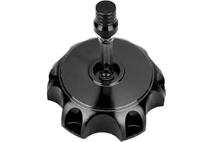 YMIKO Motorcycle Gas Fuel Tank Cover Cap For Pit for Dirt Motor Bike Gas Fuel Tank Cap Cover CNC Aluminum(black)