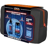 L'Or&eacute;al Paris Men Expert Power Age Routine with Cream+Concentrated Serum | Hyaluronic Acid*, Intensive Hydration, Helps Fight
