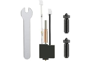 HIKUDIY Kobra 3 V2/Kobra 3 Hotend Kit de tête d'impression extrudeuse bloc chauffant avec 2 buses en acier trempé supplémentaires de 0,4 mm pour imprimante 3D Anycubic Kobra 3