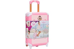 Disney Princesse Style Collection - Valise à roulettes - Jouet d’Imitation - avec Accessoires - Parfaite pour Les Voyages imaginaires - pour Enfants dès 3 Ans
