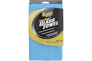 Meguiar's Serviette Vitres et Pare-Brise Clarté Parfaite - Nettoyage sans Traces pour Voitures