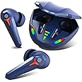 pTron Bassbuds Razer TWS Earbuds, 40ms Gaming Low Latency, TruTalk AI-ENC Calls, Deep Bass, 45H Playtime, HD Mic, In-Ear Bluetooth 5.3 Headphones, Type-C Fast Charge & IPX5 Water Resistant(Royal Blue)