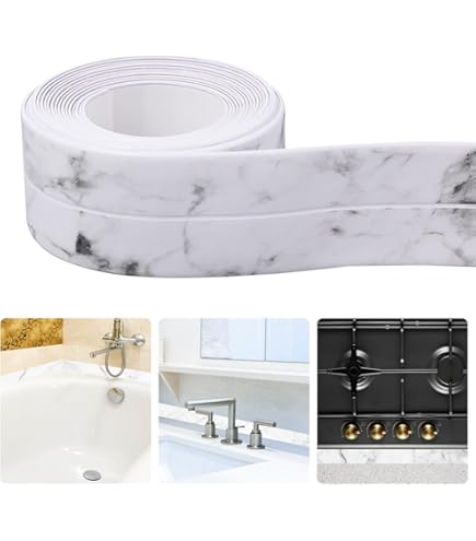 2 Rollen Caulk Tape Sealant Strip, badkamer afdichtingstape, keuken