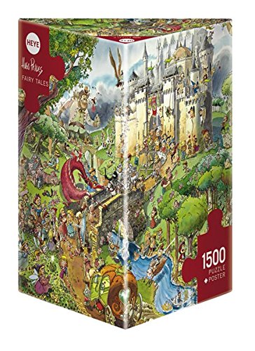 Heye 29414 Hugo Prades, Fairy Tales - Puzzle triangular, 1500 piezas (KV&H Verlag)