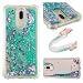 Produktbild Huawei Mate10 Lite Hülle, Huawei Mate10 Lite Handyhüle, Alfort TPU Schutzhülle Fließendes Glitzern und Spiegel Hand Hülle für Huawei Mate10 Lite (5.9 Zoll) Handytasche Case Cover (Grün)