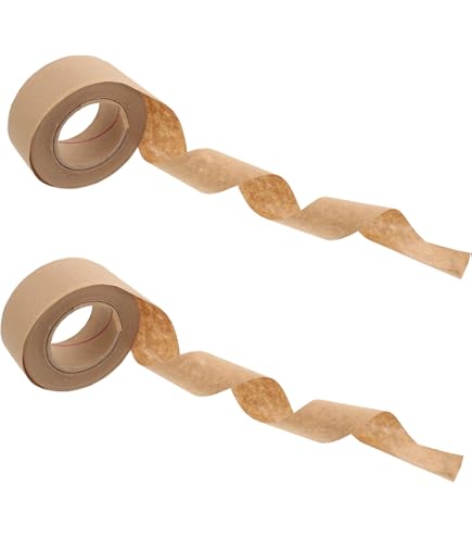 Rouleau De Ruban Adhésif En Papier Kraft Gommé - 24 Mm X 45 M - Couleur Marron