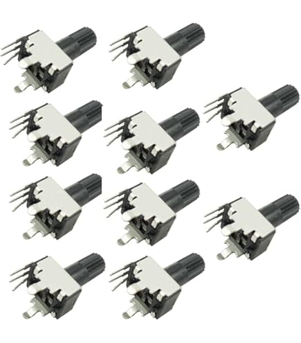 Potenziometro Verticale RV09 12.5mm 100K Ohm | Per Audio E Regolazione Volume | 3 Pin