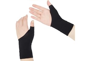 Yesimola 1 Paio Polsiera per Tendinite Polso, Guanti da Artrite, Tutore Polso Tunnel Carpale, Tutore Pollice Sinistro Destro per Tunnel Carpale Pollice Dolore e Infortuni, Tendinite e Slogature