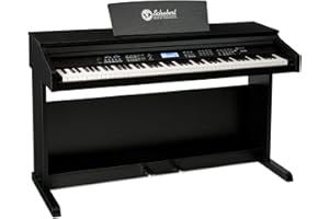 Schubert Subi 88 MK II - Tastiera, Pianoforte Digitale, E-Piano, 88 Tasti Sensibili al Tocco, 360 Toni, 160 Ritmi, 80 Brani Dimostrativi, Uscita di Linea, USB, MIDI IN/OUT e MIDI USB, Nero