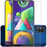 Affix Tempered Glass for Samsung Galaxy M31 / Samsung Galaxy M21 with Easy Installation Kit (Transparent) - Pack of 1