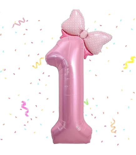 30 Stück Rosa Luftballons Mit Schleife - 12 Zoll Latex Ballons Für Geburtstag & Party