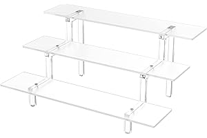 Grarry Acryl Display Ständer, Cupcake Ständer, 40CM Funko POP Ständer, Acryl Riser Display Regal für Amiibo Figuren Dessert Hautpflege Lippenstift Nagellack Schrank, Gewürze Gestell