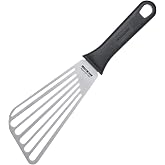 Westmark Professional Grill Spatula, Straight, Flexible, Sloted, Blade Size: 8.5 x 16.5 cm, Length: 29.5 cm, Stainless Steel/