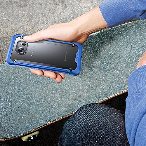 Supcase Carcasa para Samsung Galaxy S7 Edge 2016  Funda cubierta protectora Unicorn Beetle serie Premium Hybrid  Frost Blue 