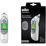 Braun Irt6520 Thermoscan 7 Age Precision, Termometro Auricolare A Infrarossi, 0 Mesi +, 21 Coprilenti, Display Con Codice Col