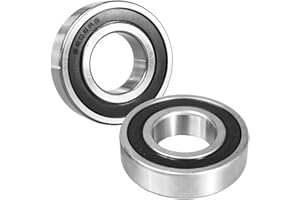 Flewdart 2pcs 6206 2RS roulement a bille 30x62x16mm, 6206-2RS 6206RS Scellés Carbone Acier pour Machines et Outils (6206-2RS 2pcs)