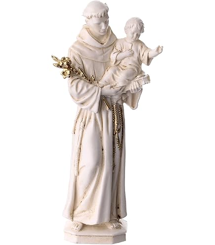 Holyart Saint Antoine De Padoue En Fibre De Verre De 65 Cm Pour