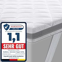 Surmatelas Mémoire De Forme 10 Cm - 140x200 Cm - Dureté H3/H4 - Housse Lavable - Antidérapant - Pour Lit, Canapé-lit, Camping-car