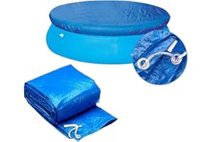 YNZEYX Poolabdeckung Rund, Abdeckungen für Aufstellpools, Pool Cover Staubschutz für 183cm/6ft Aufblasbare Pools, Solarplane Solarabdeckung