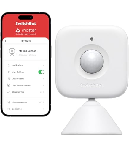SwitchBot Hub 2 - Smart Home Hub Mit Temperaturmessung & IR-Fernbedienung