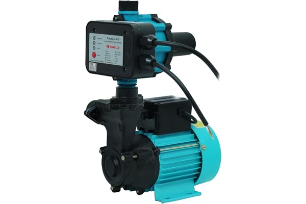 Havells 1hp Pressure Booster Pump for Home Upto 3-4 Bathroom and Kitchen I 1hp with Automatic pump controller IWater pump 1hp I 12 Months Warranty