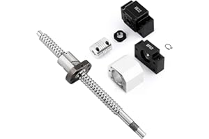 BUVVTPU SFU1605 Kugelschrauben-Set RM1605 300 mm Bleischraube mit Metallkugelschraube für CNC-Maschinen