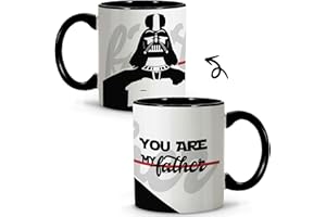 LolaPix Tazas Día del Padre. Tazas con Frases. Tazas Desayuno Originales. Taza Ceramica 330 ml. Regalos con Frases. Eres Mi Padre