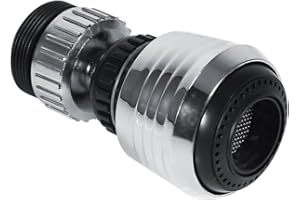 FTVOGUE Wasserhahn Wasserfilter Düsenadapter, Badezimmerausstattung Badarmatur Wasserfilter Luftsprudler Küche Sprühkopf SpüßKopf Wassersparender Diffusor Applikationen 360 Grad