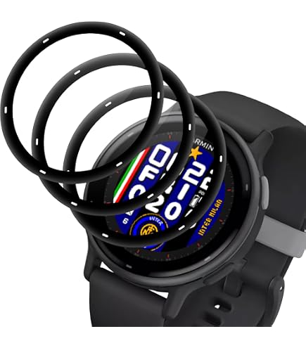 Savvies 3x Pellicola In Vetro Temperato Per Garmin Forerunner 55 - Protezione Schermo 9H Anti-Graffio - 2