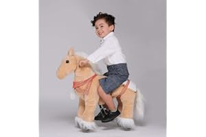 UFREE Riding Rocking Horse, Action Toy, Go Without Battery, 3 to 6 Years Old
