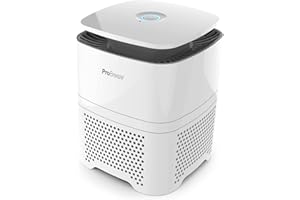 PRO BREEZE ProBreeze Oczyszczacz Powietrza z Jonizatorem Filtrem HEPA Węglowym, Generator Jonów Ujemnych, 3 Poziomy Filtracji, Usuwa 99,97% Zanieczyszczeń Pyłków Dymu Kurzu dla Alergików Astmatyków Palaczy