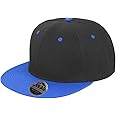 Result Unisex Core Bronx Original Flat Peak Snapback Dual Colour Cap