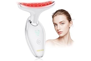 DOCOCO Appareil Anti Rides Visage Massage: Upgrade EMS Masseur Facial Électrique 3 Modes, Chauffable 45 °C Appareil de Lift Facial Anti-Âge Double Menton pour Raffermissement du Visage et du Cou